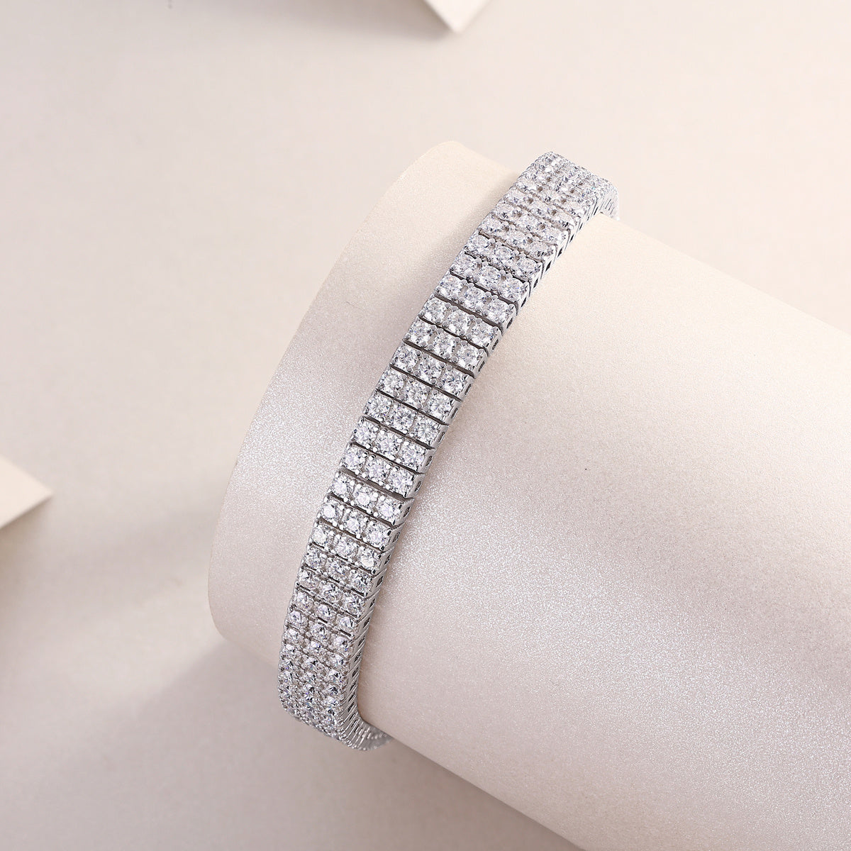 Chain Guanghua Mosan Diamond S925 Silver Bracelet