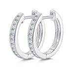 Moissanite Luxury and Fashionable Light Luxury Silver Stud Earrings – S925 Platinum Plated - N&P Colletion
