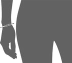Sterling Silver Diamond Double Knot Bangle Bracelet, 7" (0.25 Cttw, J Color, I3 Clarity)