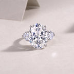 Soul Resonance - Moissanite S925 Sterling Silver And Platinum-plated Diamond