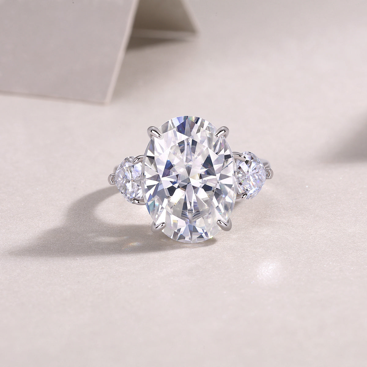Soul Resonance - Moissanite S925 Sterling Silver And Platinum-plated Diamond