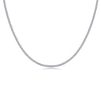 Winter Lake Mosan Diamond S925 Silver Necklace