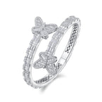 Jewelry Bracelet Moissanite, Elegant And Fashionable, Luxurious And Trendy, Made Of S925 Silver With Electroplated Platinum. NP Collection