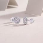 Cosmic Conjecture - Moissanite S925 Sterling Silver And Platinum-plated Stud Earrings