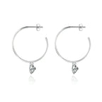 Moissanite Luxury and Fashionable Light Luxury Silver Stud Earrings – S925 Platinum Plated - N&P Colletion