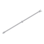 Moissanite, This Luxurious And Fashionable Light Luxury Trend Jewelry Silver Bracelet Is Made Of S925 Silver Electroplated With Platinum NP Collection