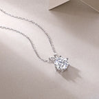 Romantic Mark -  Diamond Jewelry Pendant with 2-Carat Moissanite S925 Sterling Silver 