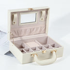 Large Capacity Jewelry Box Earrings Ring Necklace