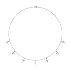 Holy Light Cross - Moissanite S925 Sterling Silver And Platinum Plating Pendant