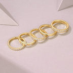 Morning Light Gold Ring - Set With Top-quality Moissanite S925 Silver And Gold-plated Diamond