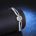 S925 Sterling Silver Moissanite Bracelet
