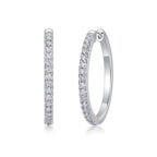 Yuedong Light – Premium Moissanite Luxury Fashion Silver Stud Earrings, S925 Platinum Plated - N&P Colletion