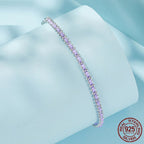 Original S925 Sterling Silver And Cotton String Woven Bracelet