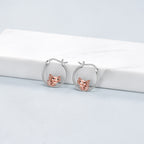 Axolotl Hoop Earrings 925 Sterling Silver Axolotl Jewelry