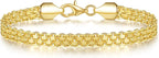 14K Gold Mesh Chain Bracelets | 5.5Mm