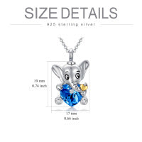 Elephant Urn Necklaces Sterling Silver