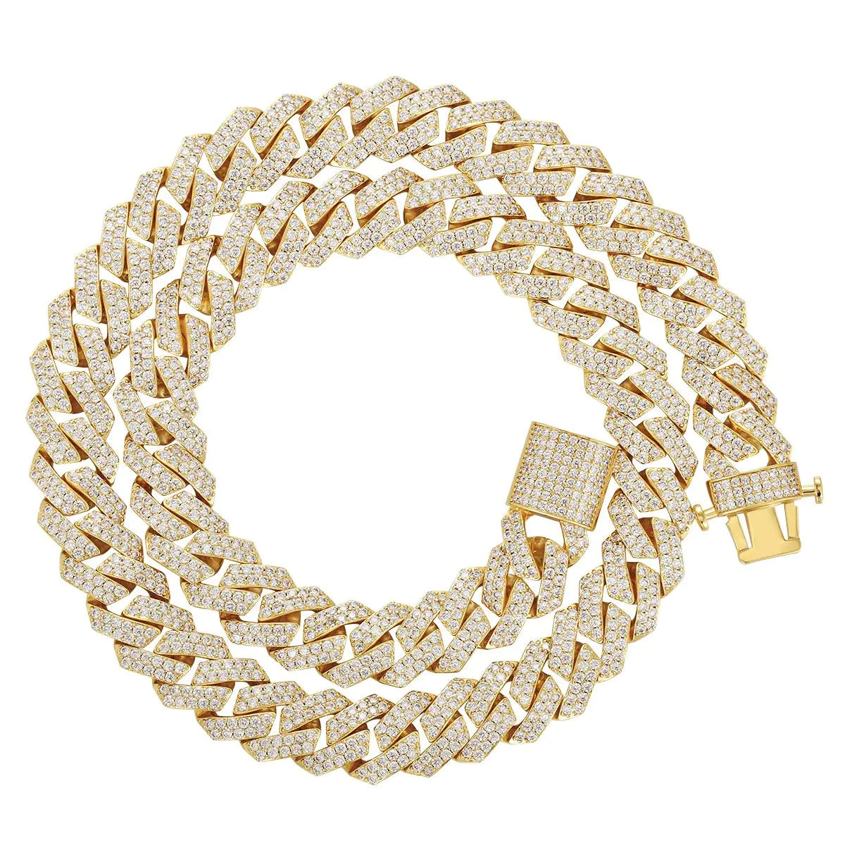 Men's Full Iced Out Miami Cuban Link Chain