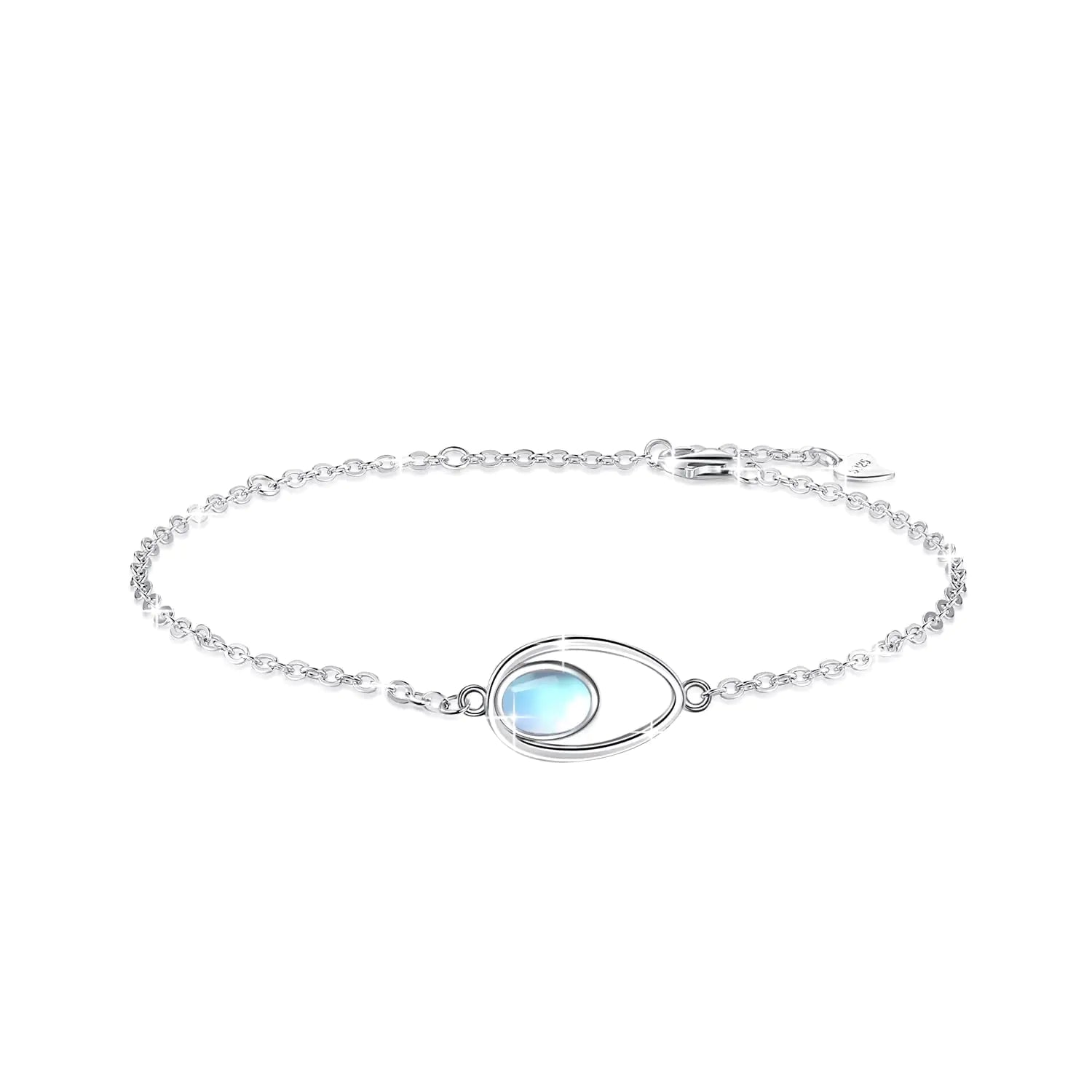 Moonstone Bracelet 925 Sterling Silver