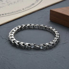 Men's Fashion Brand Sterling Silver Bracelet